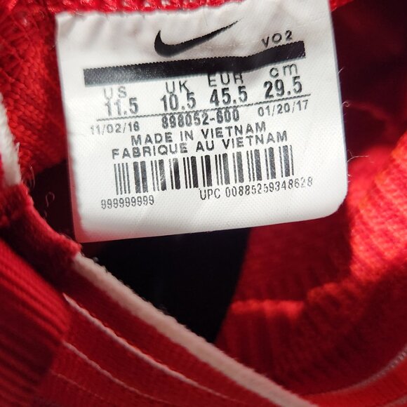 NIKE Free Train Virtue RED w/ Hyper Orange Training Running Shoes Mens 11.5 - Picture 7 of 8